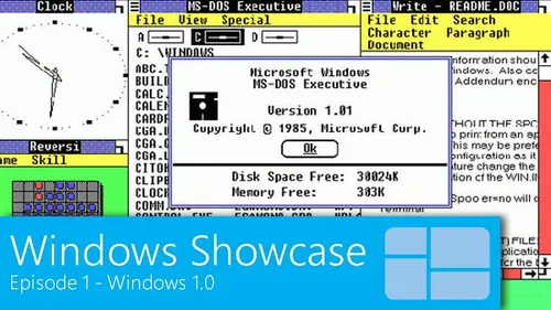 Windows Showcase - Windows 1.0