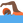 :person_swimming_dark_skin_tone: