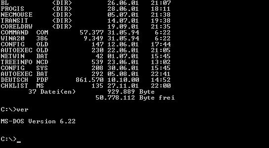 MS-DOS 6.2x