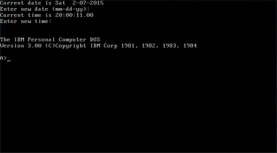 MS-DOS 3.0