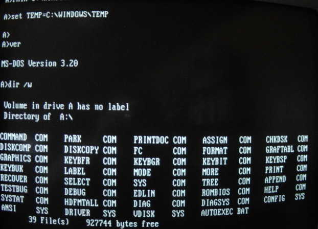 MS-DOS 3.2