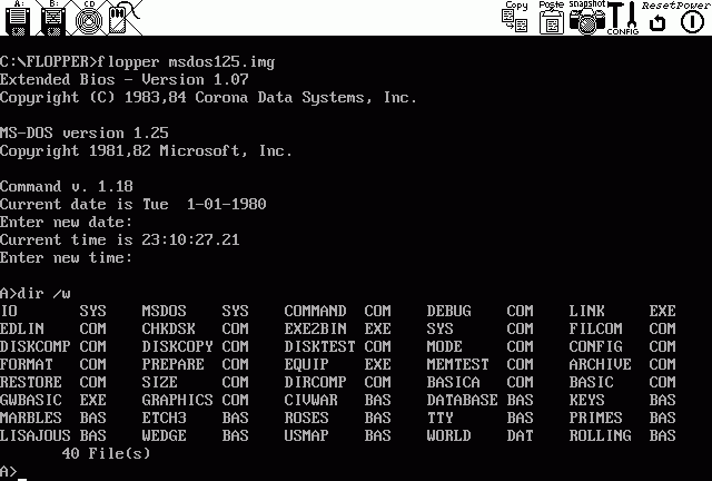 MS-DOS 1.25